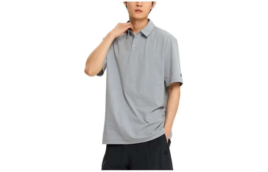New Balance New Balance Polo Shirt Men's Gray