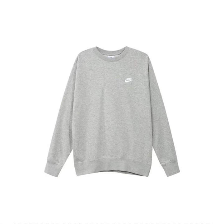 Nike Nike Sweatshirts Men's Gray Crew Neck Moderate Regular