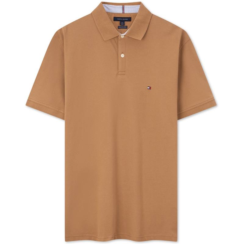 Tommy Hilfiger Polo Shirt Men's Brown