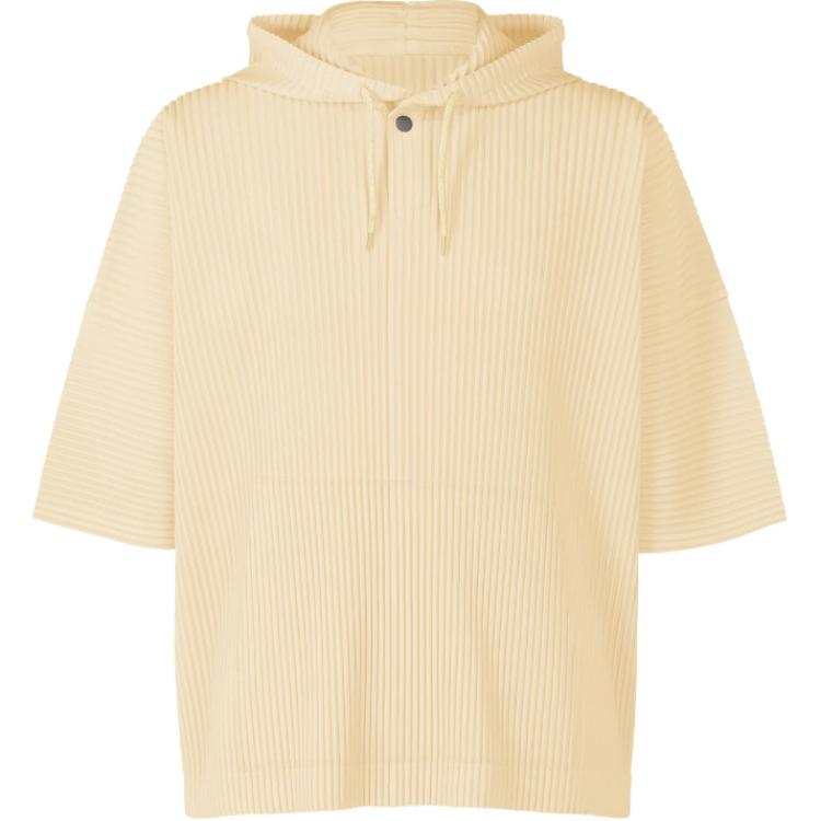 Homme Plissé Issey Miyake Mc June Plissé Hooded T shirt