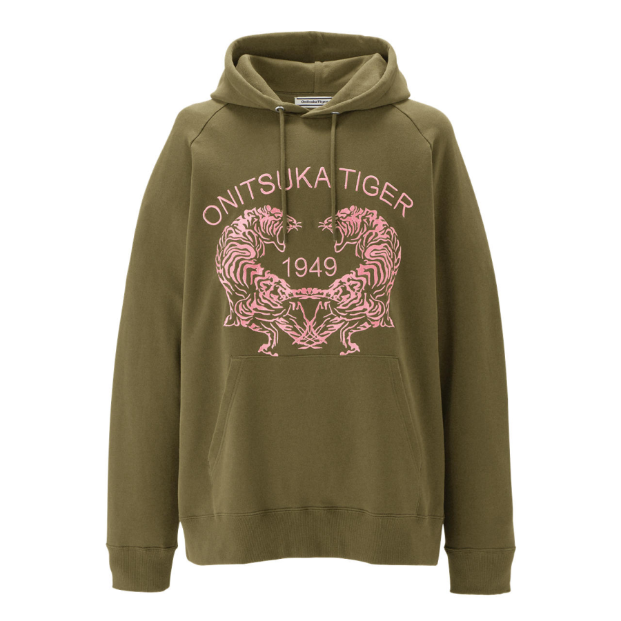 Onitsuka Tiger SWEAT HOODIE Sweatshirt Unisex Green
