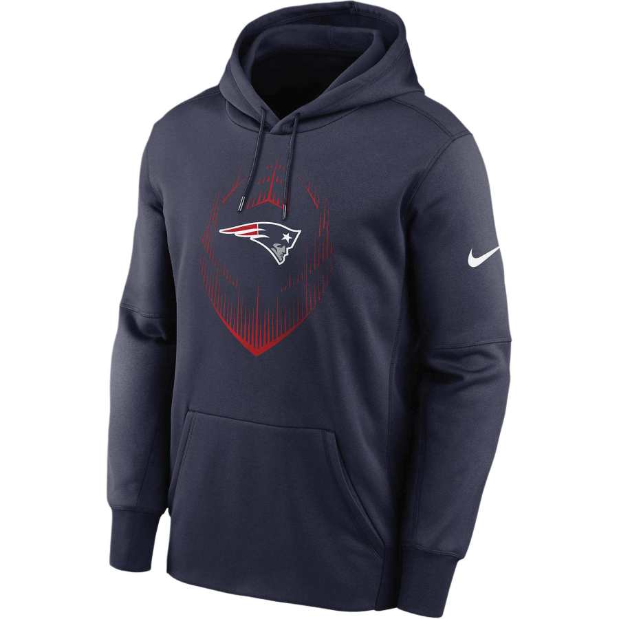 Nike Nike New England Patriots Icon Men's Nike Therma Nfl Pullover Hoodie