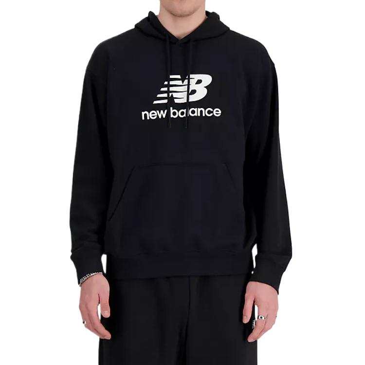 New Balance New Balance Sport Essentials Fleece Logo Hoodie Sweatshirt Men's Black