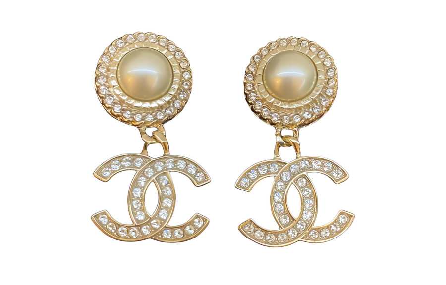CHANEL CHANEL Earrings Women's Gold