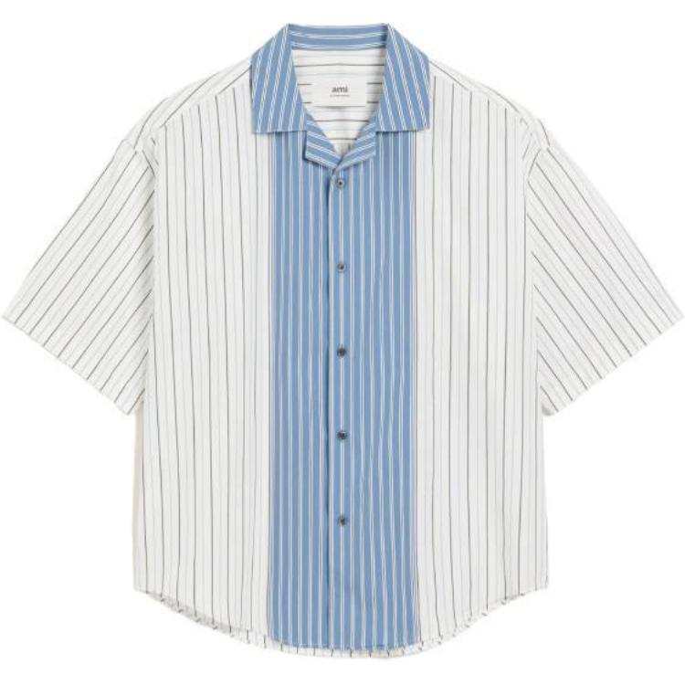 AMIPARIS AMIPARIS Shirt Men's Blue White