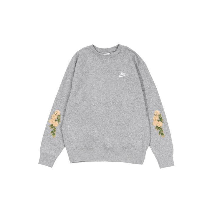 Nike Nike Sweatshirts Men's Gray Crew Neck Moderate Regular