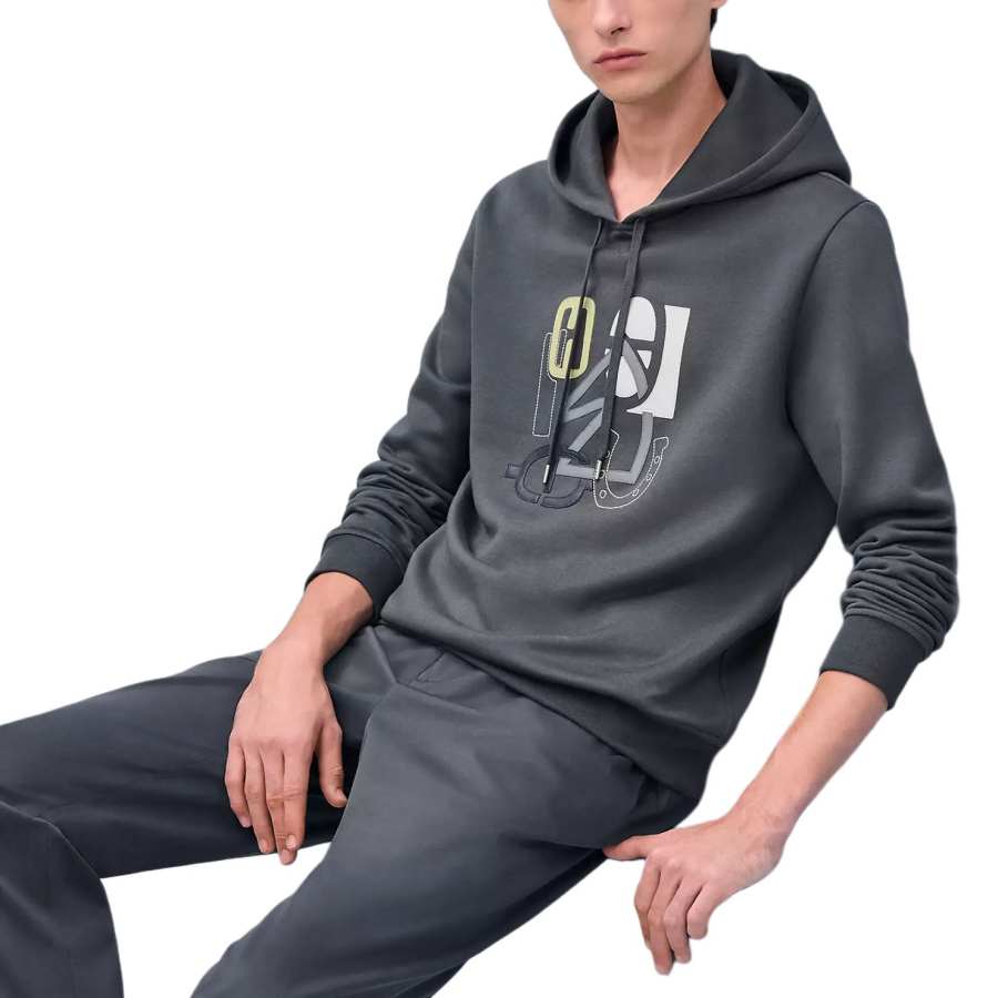 HERMES HERMES 2025 Spring Summer Collection Sweatshirt Men's Dark Gray