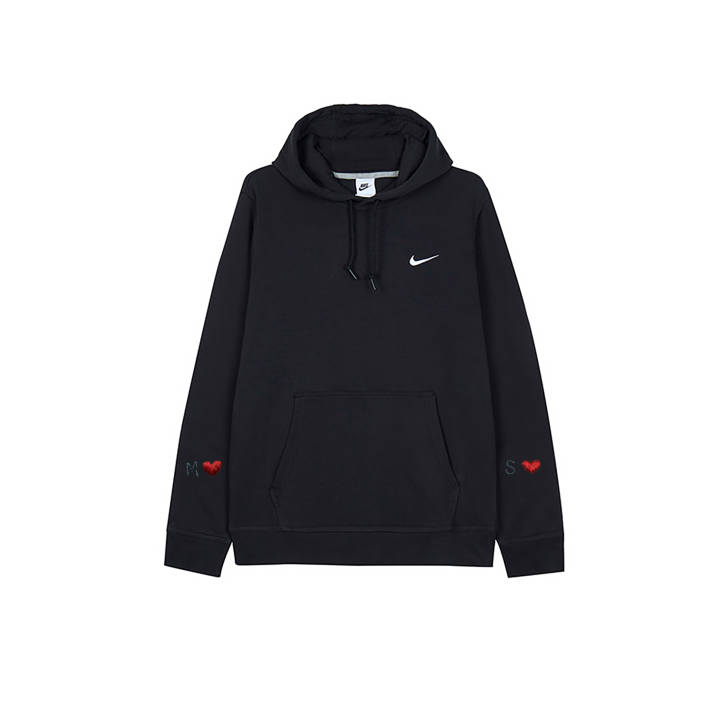 Nike Nike Sweatshirts Men's Black Hooded Moderate Regular