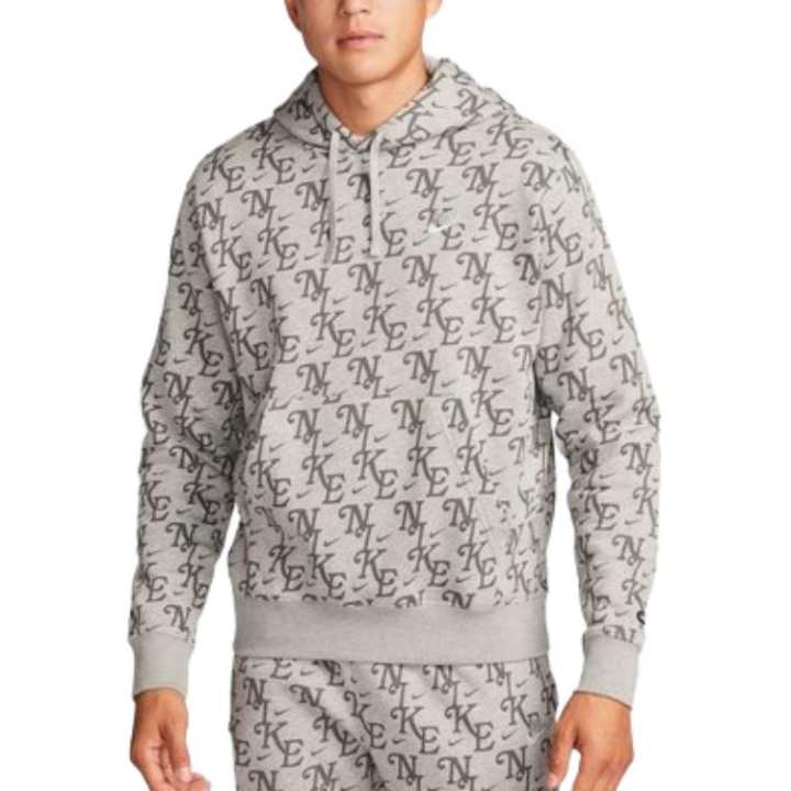 Nike Nike Sweatshirts Men's Gray Hooded Moderate Regular