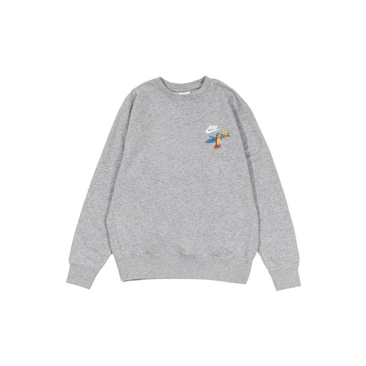 Nike Nike Sweatshirts Men's Gray Crew Neck Moderate Regular