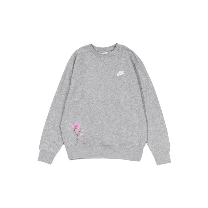Nike Nike Sweatshirts Men's Gray Crew Neck Moderate Regular
