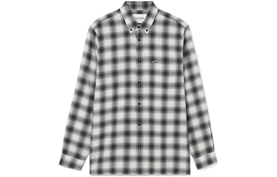 LACOSTE LACOSTE FW23 Shirt Men's Black White