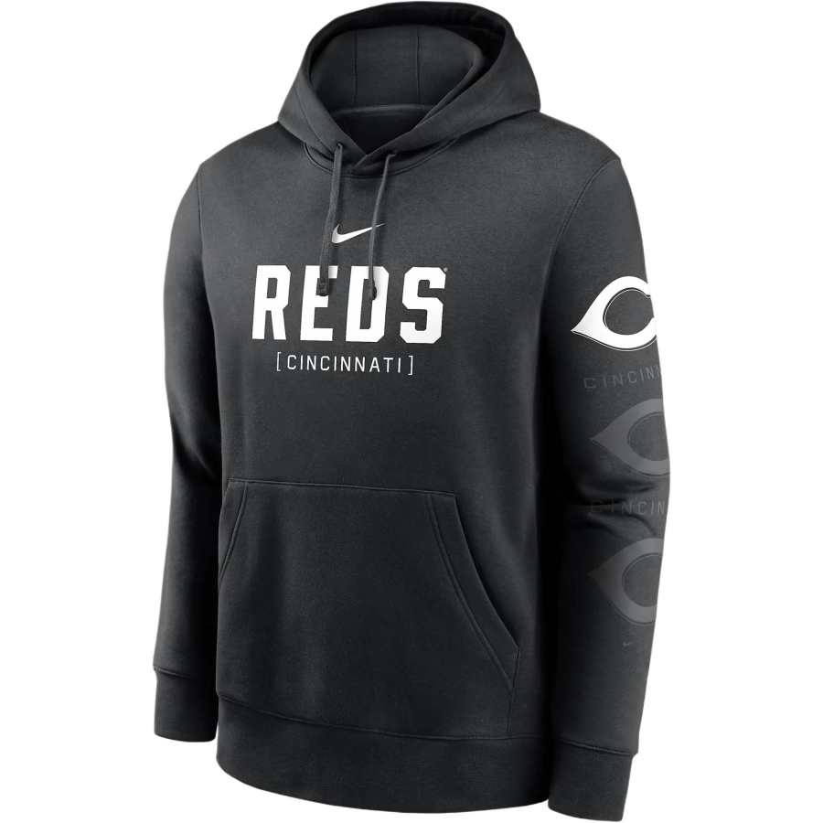 Nike Nike Cincinnati Reds Fashion Club Men's Nike Mlb Pullover Hoodie