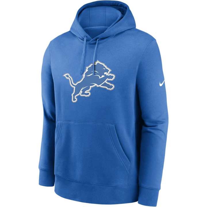 Nike Nike Detroit Lions Club Logo Men's Nike Nfl Pullover Hoodie