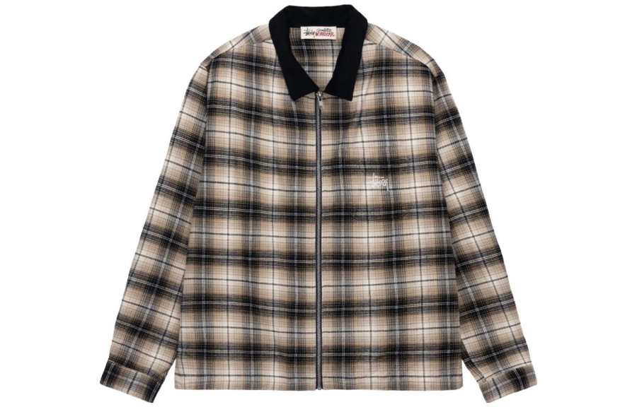 Stussy Frank Plaid Zip Shirt