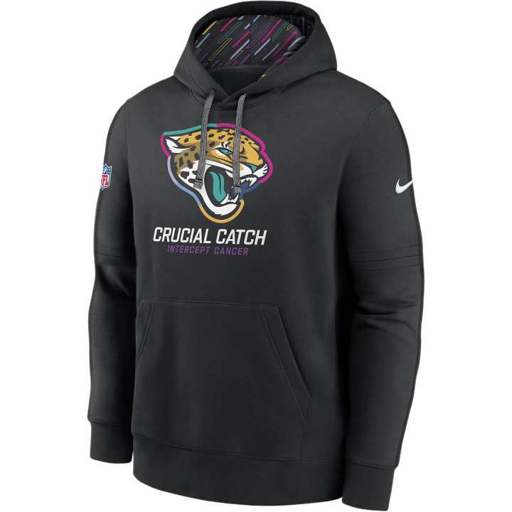 Nike Nike Jacksonville Jaguars Crucial Catch Club Men's Nike Nfl Pullover Hoodie