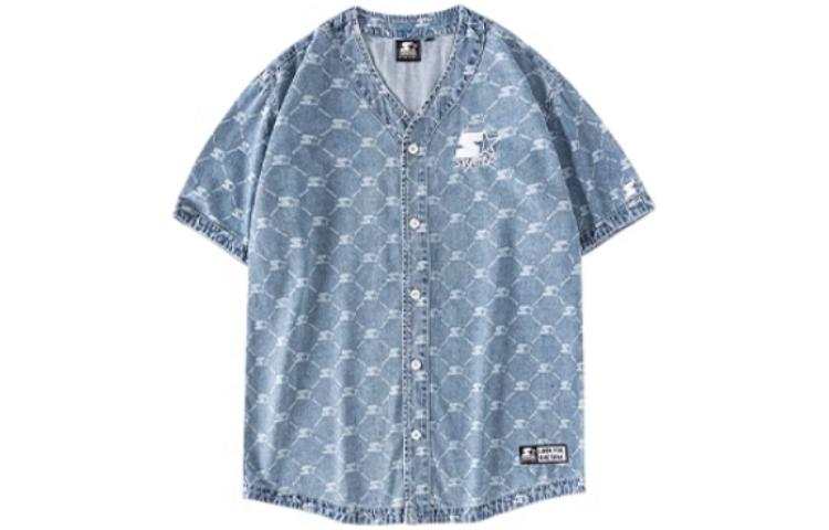 STARTER STARTER Shirt Unisex Denim Blue