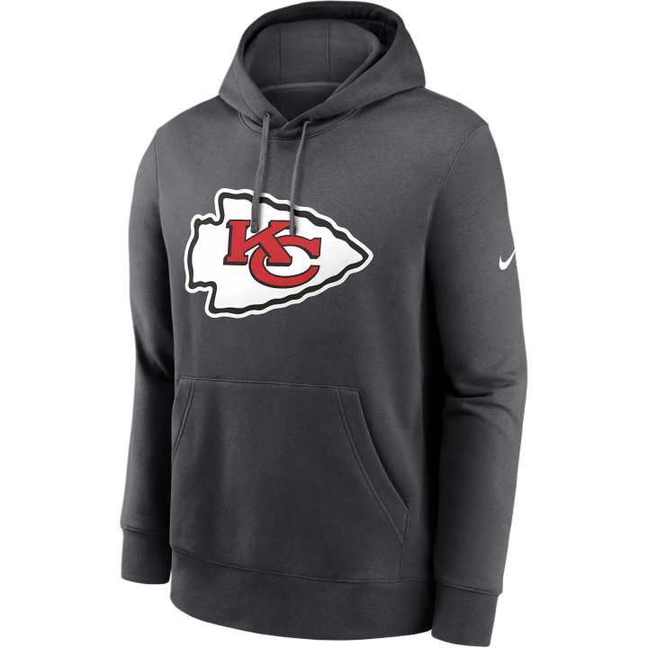 Nike Nike Kansas City Chiefs Club Logo Men's Nike Nfl Pullover Hoodie