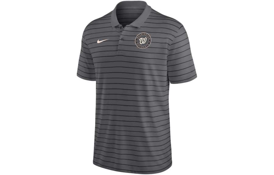 Nike Nike x MLB Dri FIT City Connect Victory Polo Shirt Washington Nationals Men's Charcoal
