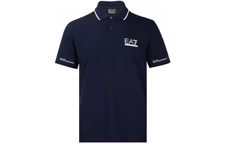 EMPORIO ARMANI EA7 Polo Shirt Men's Blue
