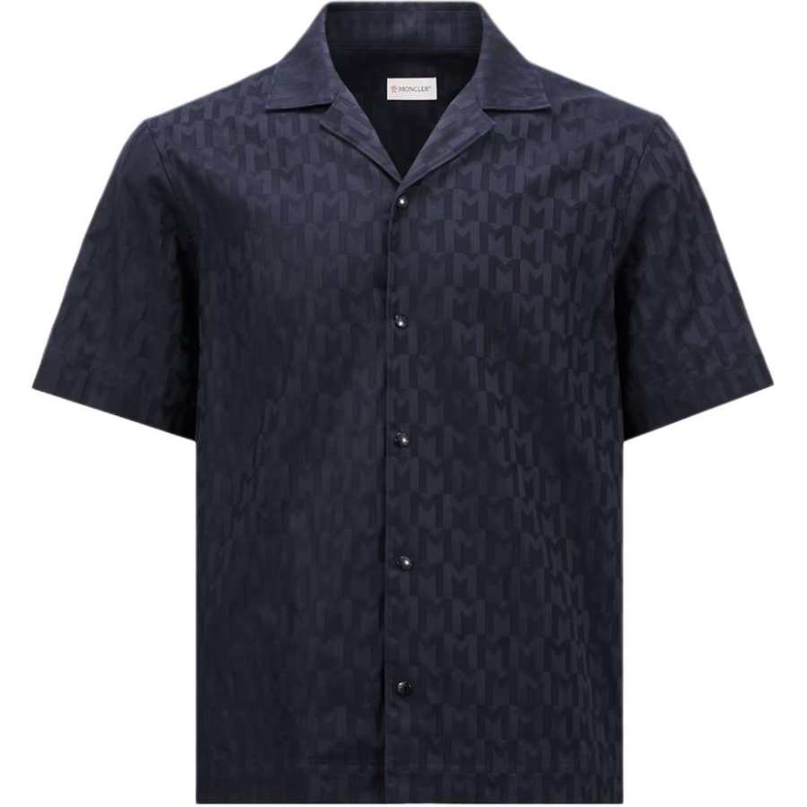 Moncler Moncler monogram-jacquard shirt