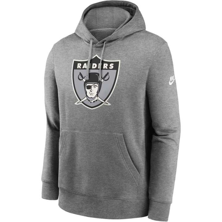 Nike Nike Las Vegas Raiders Rewind Club Logo Men’s Nike Nfl Pullover Hoodie