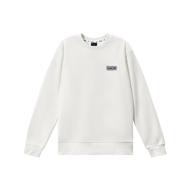 Skechers Laughing Monster Sweatshirt Unisex Marshmallow White/0074