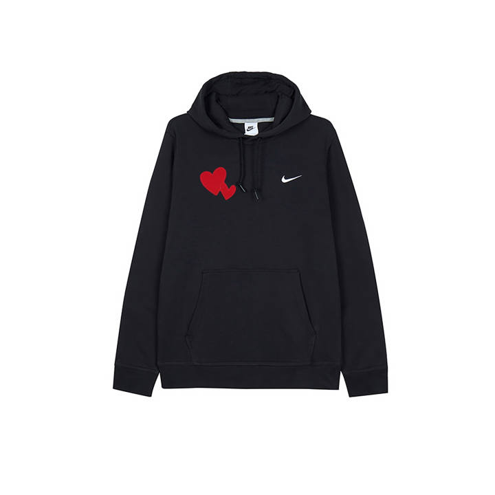Nike Nike Sweatshirts Men's Black Hooded Moderate Regular