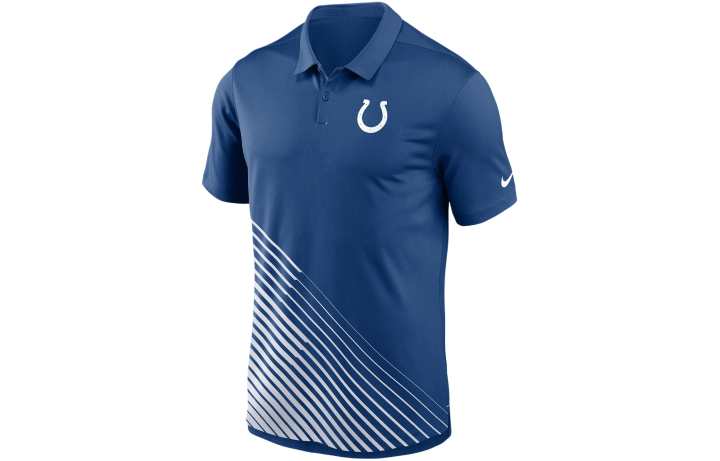 Nike Nike NFL Indianapolis Colts Polo Shirt Indianapolis Colts Men's Blue/White