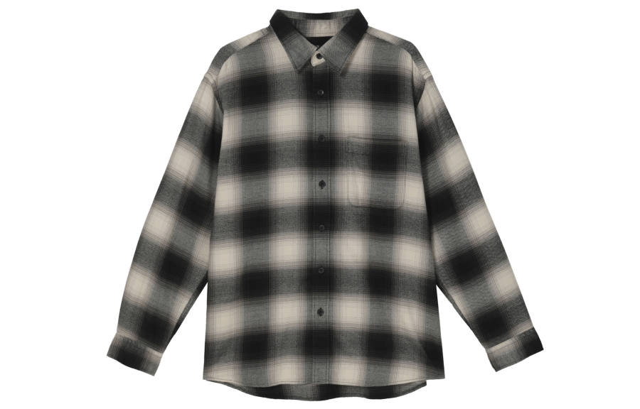 UNIQLO Shirts Unisex Black Pointed Collar Moderate Other