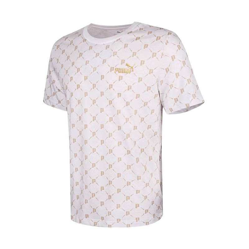 PUMA SS25 T Shirt Unisex Ivory White