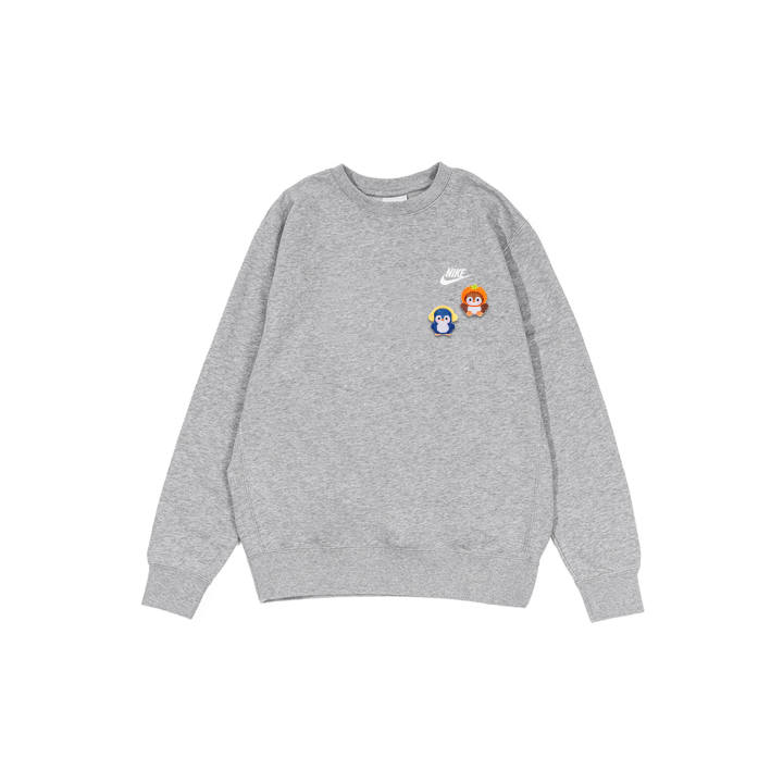 Nike Nike Sweatshirts Men's Gray Crew Neck Moderate Regular