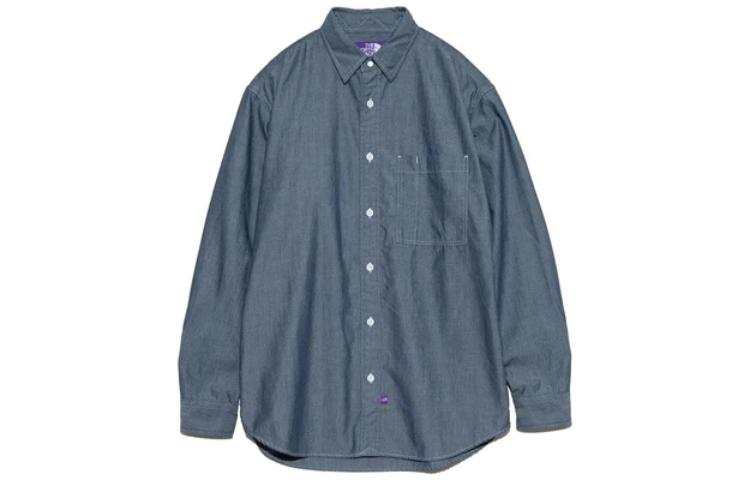 THE NORTH FACE PURPLE LABEL SS24 Shirt Men's Indigo