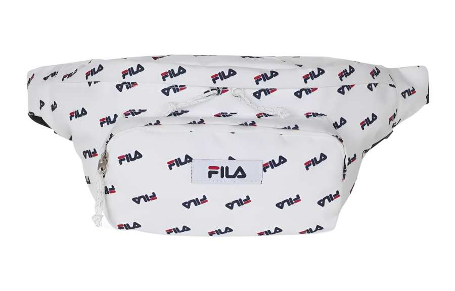 FILA Synthetic Leather Fanny Pack Regular Unisex White
