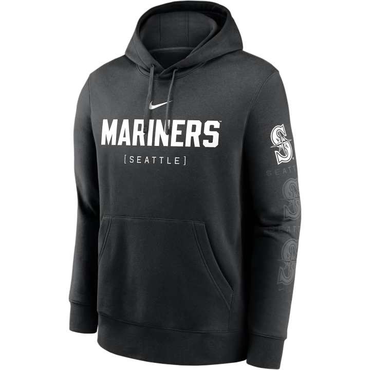 Nike Nike Seattle Mariners Fashion Club Men's Nike Mlb Pullover Hoodie