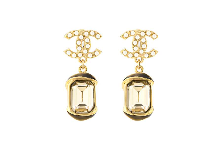CHANEL CHANEL Earrings Women's Gold