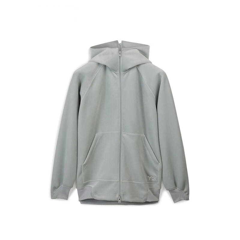 Y-3 Y 3 Sweatshirts Unisex Gray Hooded Moderate Cardigan