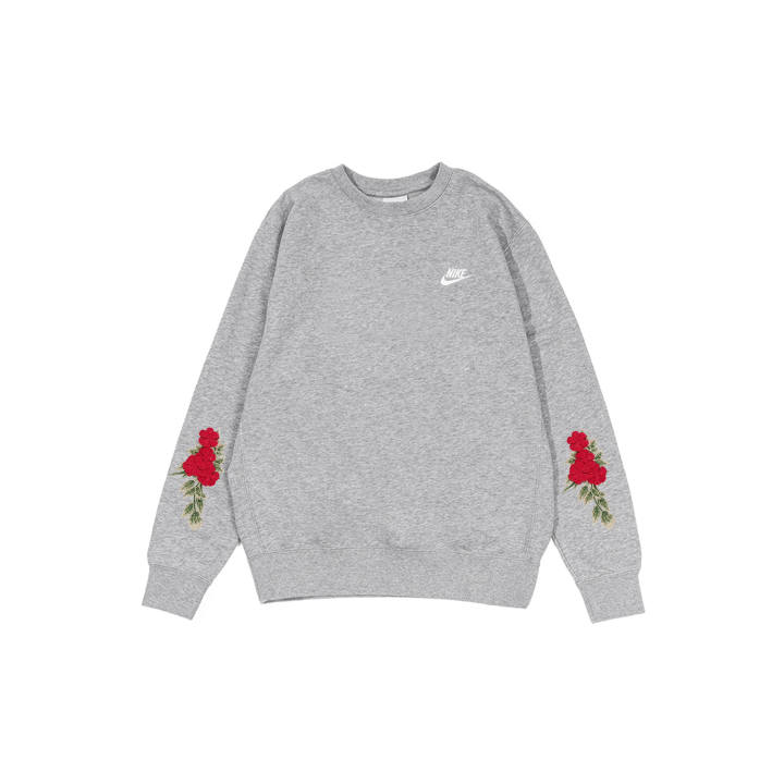 Nike Nike Sweatshirts Men's Gray Crew Neck Moderate Regular
