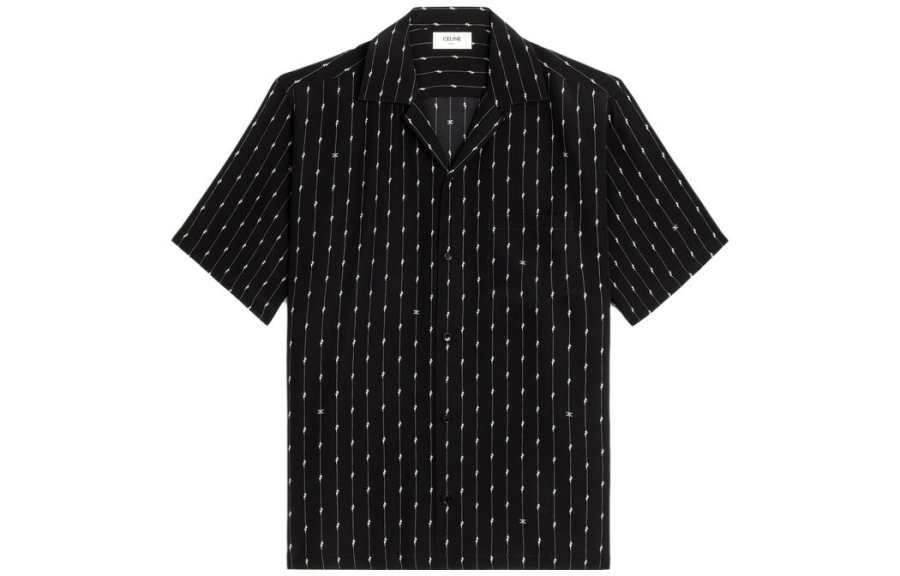 CELINE CELINE Hawaiian Printed Short Sleeve Shirt