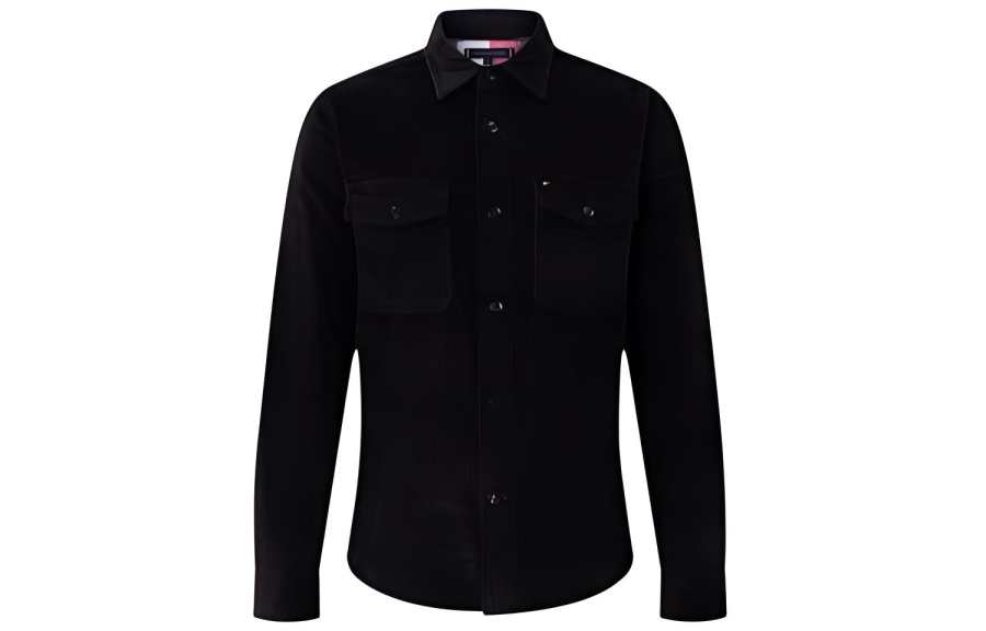 Tommy Hilfiger Shirts Men's Navy Blue Square Collar Moderate Other