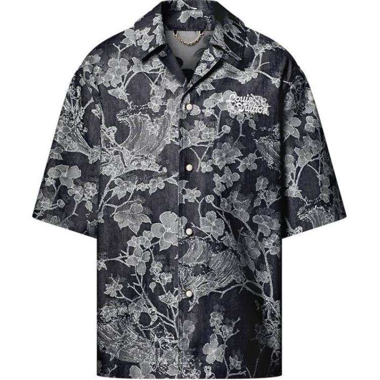 LOUIS VUITTON Short-Sleeved Denim Shirt