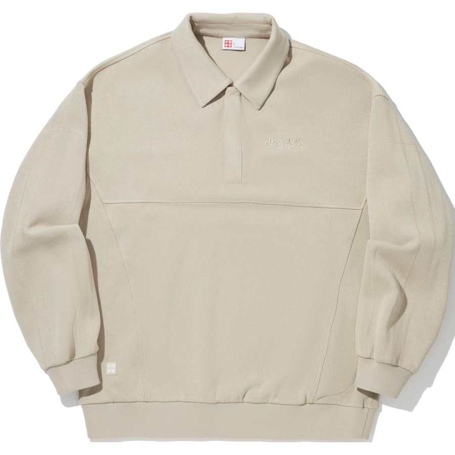 Li-Ning Li Ning Sweatshirt Unisex Light Tea Brown Khaki
