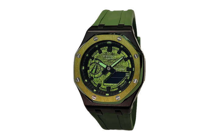 CASIO CASIO Custom Collection Watch Gift Box Electronic Movement Watch Men's Watches Green Dial