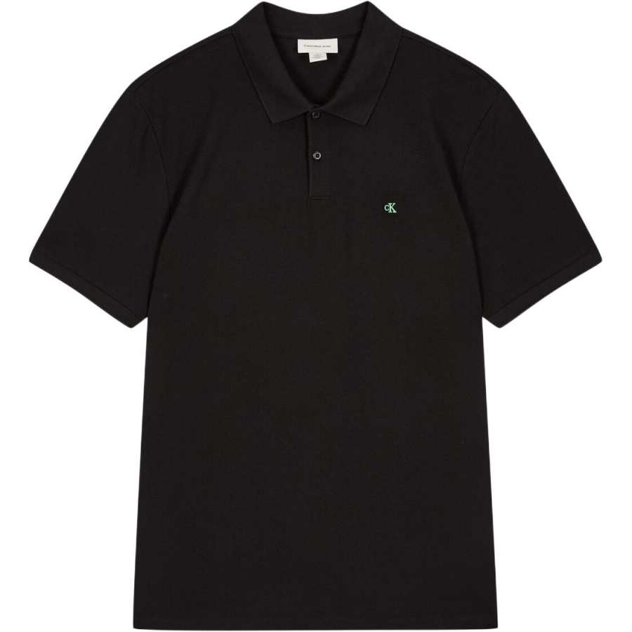 CALVIN KLEIN SS25 Polo Shirt Men's Black