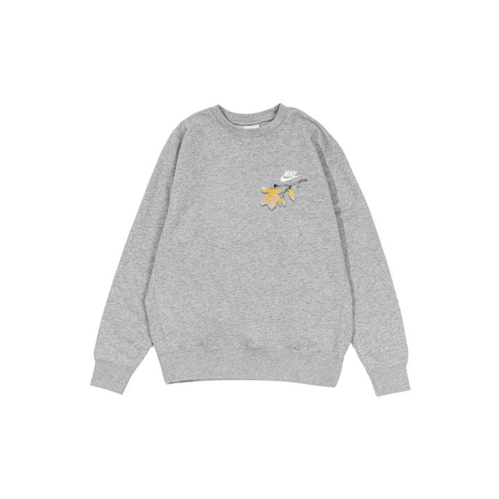 Nike Nike Sweatshirts Men's Gray Crew Neck Moderate Regular