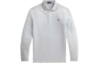 Polo Ralph Lauren Polo Shirt Custom Slim Fit Men's Heather Gray