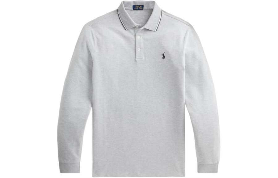 Polo Ralph Lauren Polo Ralph Lauren Polo Shirt Custom Slim Fit Men's Heather Gray