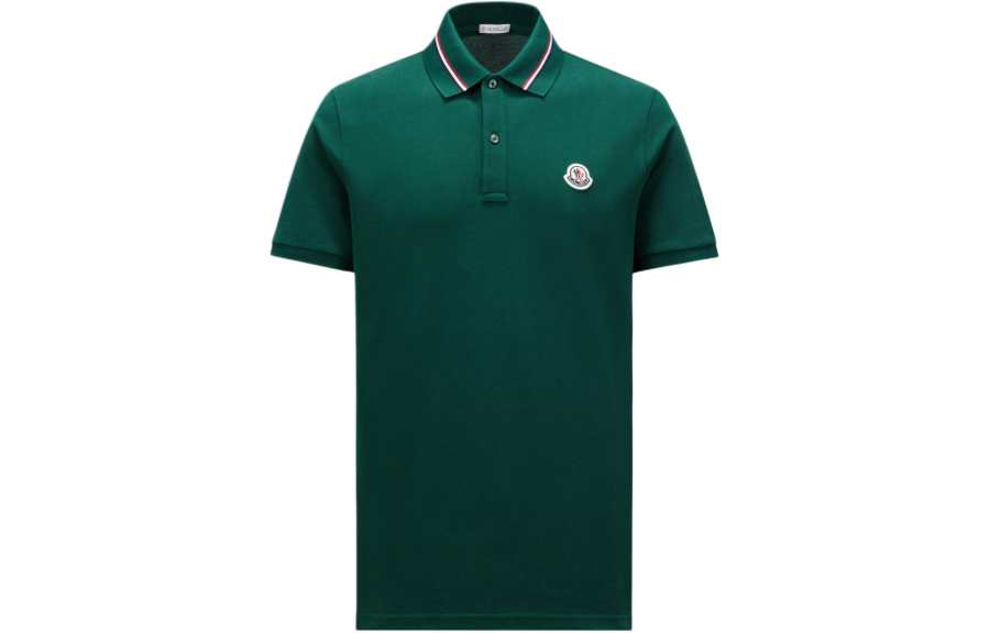 Moncler Moncler Logo Patch Short-Sleeved Polo Shirt