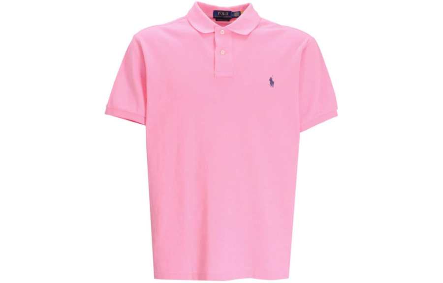 Polo Ralph Lauren Logo Embroidered Straight Hem Polo Shirt