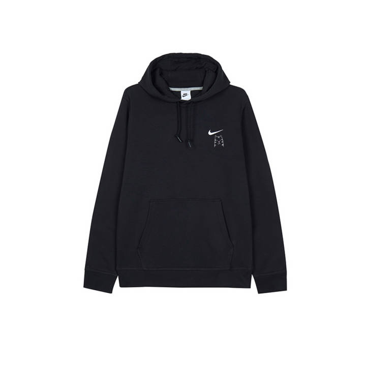 Nike Nike Sweatshirts Men's Black Hooded Moderate Regular